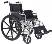 FAUTEUIL ROULANT EN ALUMINIUM LEGER 15KG PLIANT LARGEUR ASSISE 46 CM