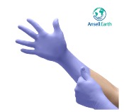 Gant Usage unique protection chimique Nitrile Ansell Microflex 93-853 bleu