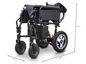 FAUTEUIL ROULANT ÉLECTRIQUE PLIANT EASY AVEC STRUCTURE EN ACIER Garantie 2 ans