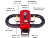 Scooter pliable LUCAS PRO pour personnes handicapées et à mobilité réduite